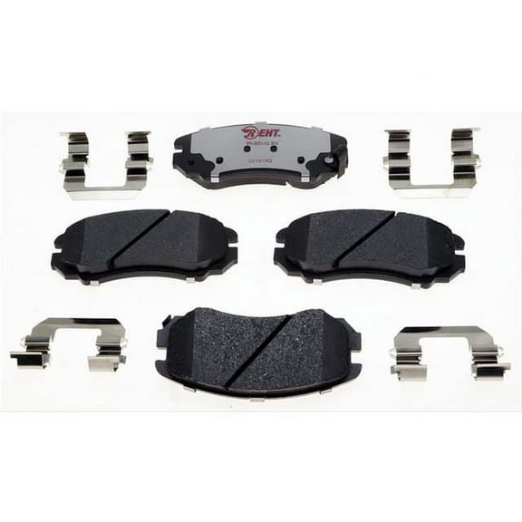 Front Brake Pad Set - Compatible with 2007 - 2010 Hyundai Elantra 2008 2009