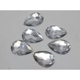 thumbnail image 7 of EOEMY 50 Flatback Acrylic Sewing Rhinestone Teardrop Sew On Beads 18X25mm-Clear, 7 of 7