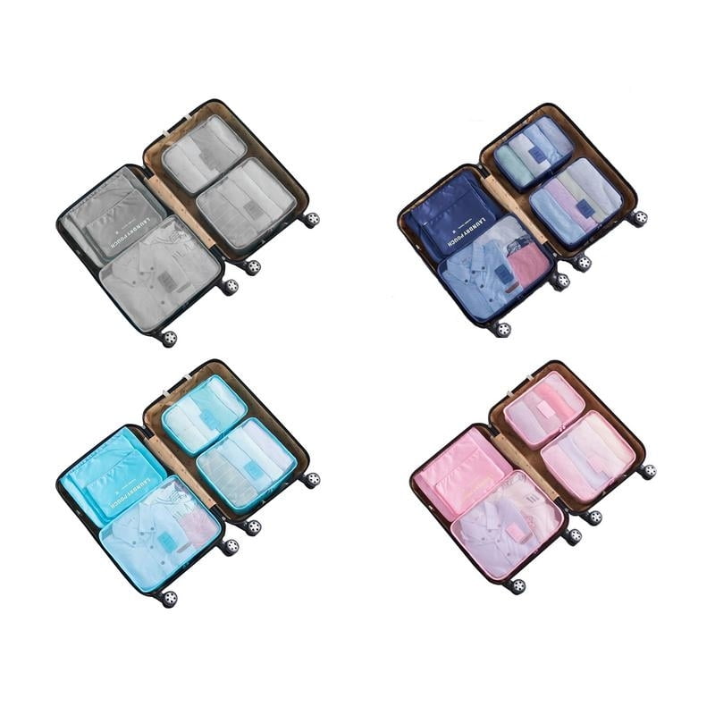 Travel Packing Cube set of 6Blue