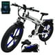 thumbnail image 1 of Bici con motor electrico Xforz Fat1000TourWhite 1000W R26x4" 14Ah 21 Vel. Salpicadera y Soporte&nbsp;Equipaje Marco Blanco Et, 1 of 1