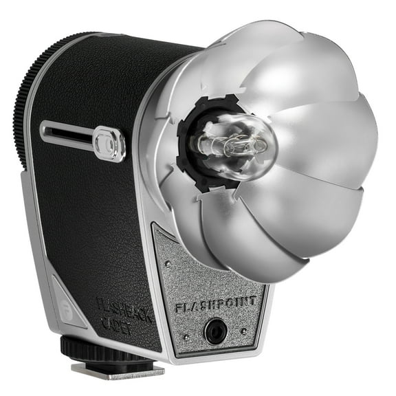 Flashpoint FlashBack Lux Cadet Retro Camera Flash (Black), Godox Lux Cadet