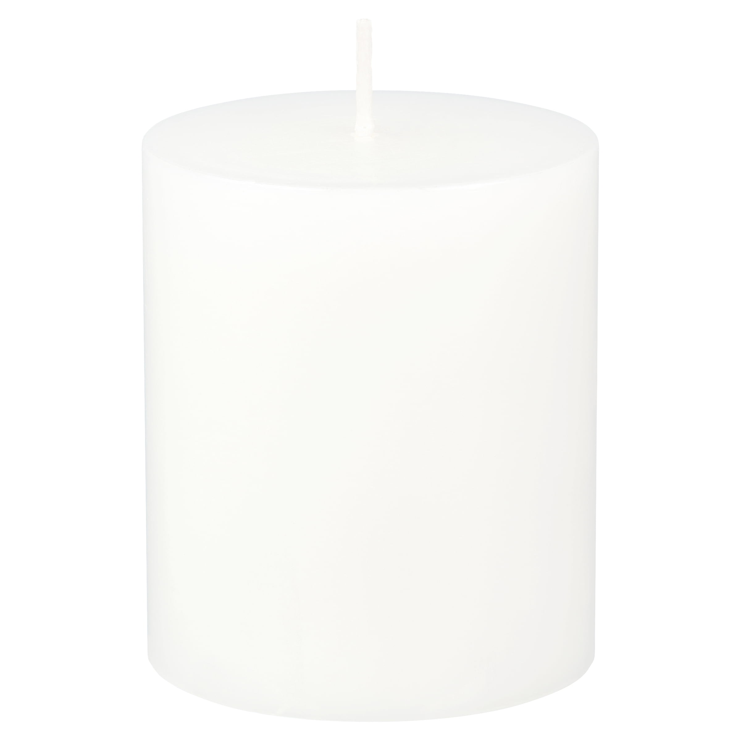 Mainstays Unscented Pillar Candles, 2.5 x 2.8 inches, White