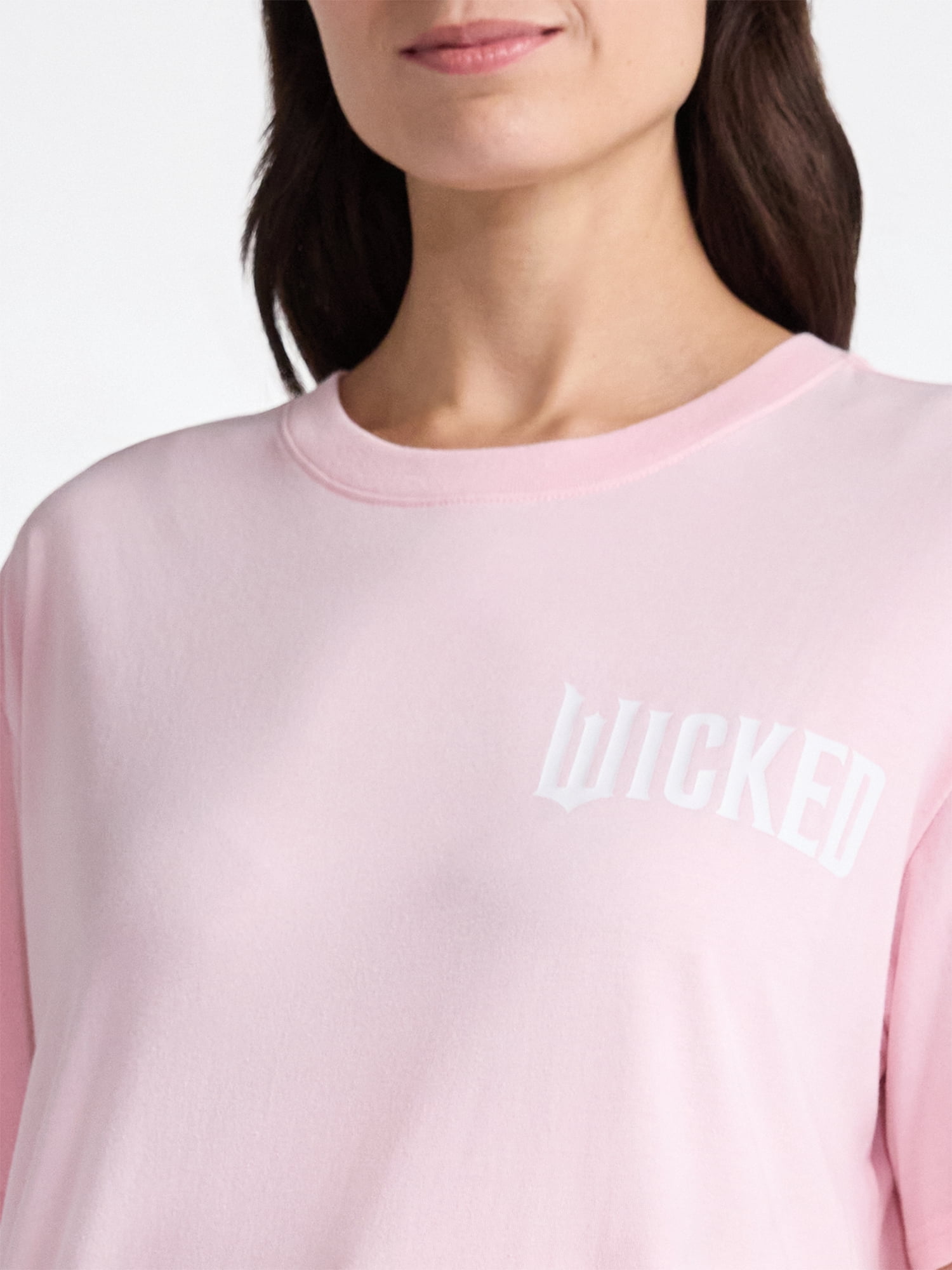 Wicked, Junior's Graphic Short Sleeve Tee, Wicked 2 Logo, Sizes XXS-XXL