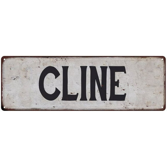 CLINE Vintage Look Rustic Chic Metal Sign 6x18 106180036282