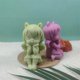 thumbnail image 4 of 4 Pcs Flower Girl Silicone Moulds Ice Baking Tool Soap Molds Little Girl Candle Molds for Fondant Chocolate Decorations, 4 of 4
