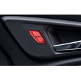 thumbnail image 4 of for Chevrolet Malibu 2016 - 2021 Red Aluminum Interior Door Handle Button Sticker 4 pcs -, 4 of 4