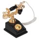 thumbnail image 4 of Dollhouse European Vintage Telephone, Vintage&nbsp; Exquisite&nbsp; Strong Dollhouse Mini Phone Model Alloy&nbsp; For 1:12&nbsp;Dollhouse ANGGREK Otros, 4 of 8