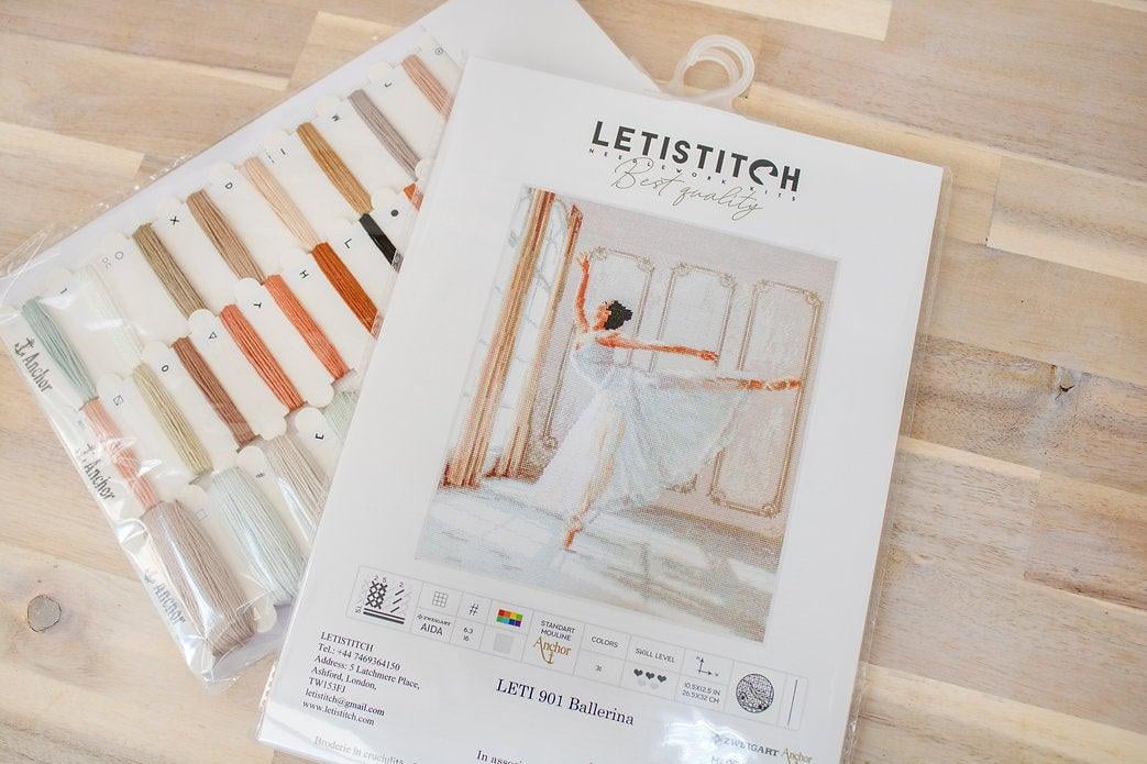 Letistitch Ballerina Counted Cross-Stitch Kit