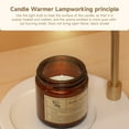 thumbnail image 2 of Candle Warmer Lamp with 2 Bulbs, Electric Candle Warmer Lamp with Timer, Compatible with Jar Candles, Dimmable Vintage Candle Holders for Home Decor Mothers Day Gifts, 2 of 10