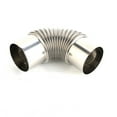 thumbnail image 5 of "Leke Flue Stove Pipe,4inch Stainless Steel 90 Degree Elbow Chimney Liner Bend 90° Multi Flue Stove Pipe", 5 of 9