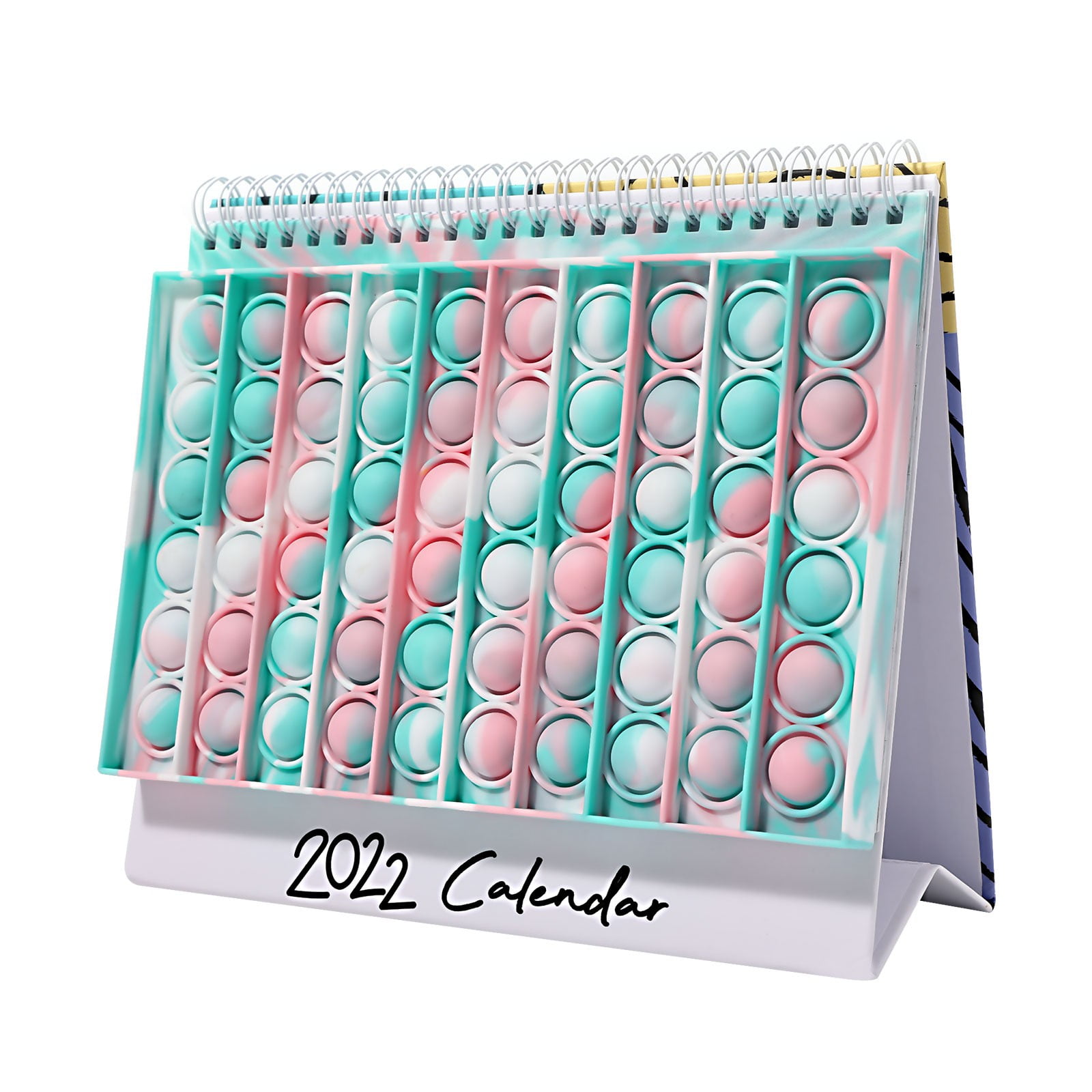 Miarhb Desk Calendar 2022 2023 Fidget Toys It Desk Calendar To Relieve Stress Silicone Bubble Anxiety Fidget Perfect For Adult - Walmart.com