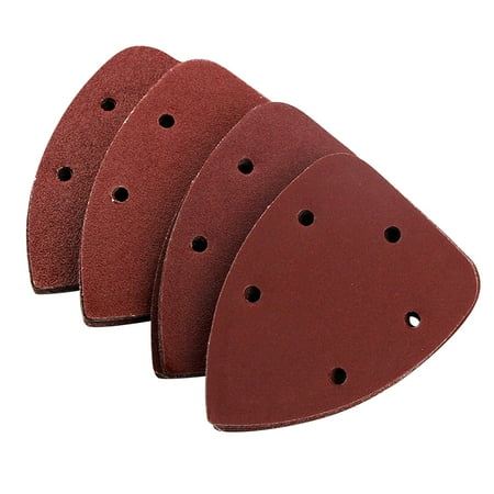 

40 Pcs Palm Sanding Discs Mouse Sander Pads Hook and Loop Backing Sander Mouse Sand Paper Sandpaper Palm Sander Pads