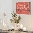 thumbnail image 6 of JennyGems It's The Most Wonderful Time Of The Year, 7.25x6 Inch Wood Sign, Christmas Decorations, Cute Christmas Decor, Holiday Decor, Winter Decor, Christmas Gifts, American Made, 6 of 8