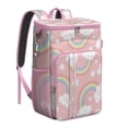 thumbnail image 1 of Sketch Style Cooler Backpack - 20L Leak-Proof Picnic & Beach Backpack with Funny Character Prints, Multiple Pockets for Organized Storage, 1 of 4