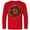 Red, variant on Inktastic Chololate Donut with Sprinkles Long Sleeve Youth T-Shirt
