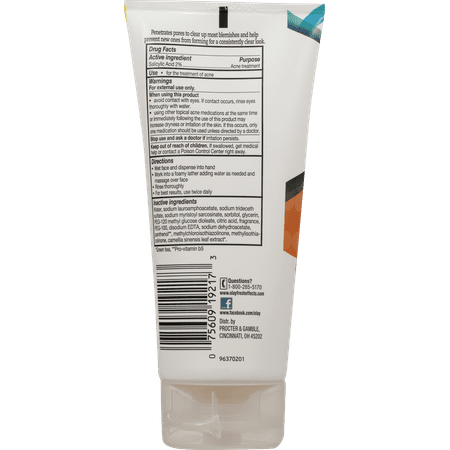 P & G Olay Fresh Effects Acne Control Face Wash, 5 oz