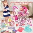 thumbnail image 2 of Aijohnny Baby Doll Stroller Toys Set, Montessori Education for Kids, Soft and Safe Matrials Birthday Gifts for 1-3, 3-8 Year Old, 2 of 8