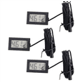 thumbnail image 3 of Digital Thermometer Hygrometer with Probe Indoor Temperature Humidity Meter Hygrometer Gauge for Incubator Reptile Plant, 3 of 3