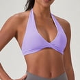 thumbnail image 7 of mihongmao Seamless Bras for Women Sleep Bras Women's Fashion Solid Color Seamless Back Yoga Bra Shaping and Breast Collection Cingerie Sports Bras Purple XL, 7 of 7