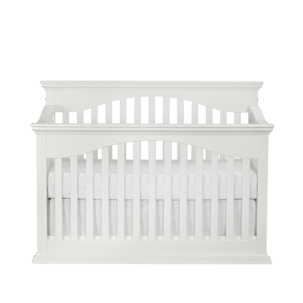 Suite Bebe Bailey 4in1 Convertible Crib, White Finish