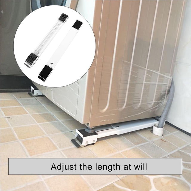 Soporte de vadora soporte estable de de con 24 ruedas para un movimiento - 3.6cm perfecl Soporte para lavadora