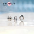thumbnail image 5 of Titanium 18g Flat Back Stud Earrings Hypoallergenic Threadless Push Pop in for Women and Men, 5 of 5