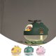 thumbnail image 1 of Humidificador de helicóptero con luz nocturna y temporizador - Humidificador silencioso de escritorio de 300 mL para dormitorio, oficina - Verde, rosa, amarillo, 1 of 7