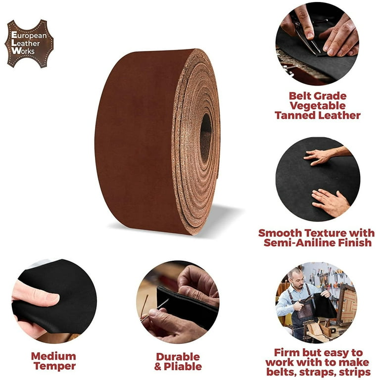 10 Packs Natural Leather Blanks 2 Wide, Vegetable Tanned Cowhide Leather  Cuff Blanks, Tooling, Engraving, Stamping