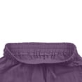 thumbnail image 6 of Summer Linen Pants for Women Loose Straight Leg Side Split Trousers with Pockets Lightweight Comfy Casual Wide Leg Pants ,Purples，XL, 6 of 9