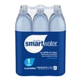 thumbnail image 4 of Glaceau Smartwater Bottle, 1 Liter, 6 Pack, 4 of 9