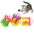 thumbnail image 2 of 3PCS Cat Ball Toy Dumbbell Interactive Cat Bell Ball Cat Teaser Pet Playing Ball, 2 of 8