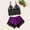 Purple, variant on Satin Pajamas Women Set- Halter Camisole Lace Nightdress Sexy Underwear Sleepwear 2PC