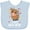 Blue, variant on Inktastic Happy New Year Cute Ox Boys or Girls Baby Bib