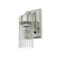 thumbnail image 2 of Hunter - Gatz 1-light Brushed Nickel, Small Sconce Light, Dimmable, Modern Style, for Bedrooms, Kitchens, Dining, Living Rooms - 19681, 2 of 6