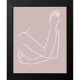 thumbnail image 2 of Warren, Annie 12x14 Black Modern Framed Museum Art Print Titled - Linear Embrace I, 2 of 5