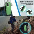 thumbnail image 6 of NIFFPD Samsung Galaxy A53 5G Case with Screen Protector Tough Rugged Shockproof Protective Phone Case with Belt-Clip Holster Green&White, 6 of 6