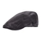 thumbnail image 1 of Boinas de cuero para hombre, de mediana edad, de invierno, ajustables hacia adelante, cálidas, negras, 1 of 7