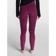 thumbnail image 3 of ClimateRight by Cuddl Duds Stretch Fleece Women's Natural Rise Base Layer Legging, Sizes XS to 4X, 3 of 5