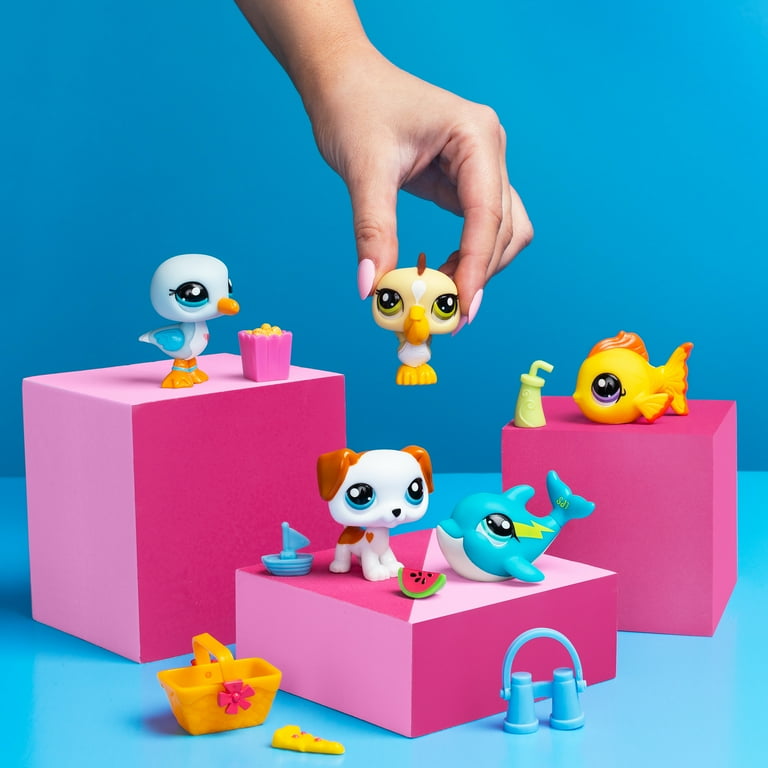 Littlest Pet Shop Collector Set - Beach Besties Pets #61–#65, Gen