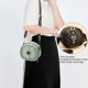 thumbnail image 5 of Bolso cruzado pequeño circular para niñas adolescentes, bolso de hombro de cuero para mujeres MFZFUKR BST3000662-1, 5 of 5