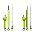 thumbnail image 4 of 2 Set Quartz Clock Movement Kit Replacement Parts, 4 of 5