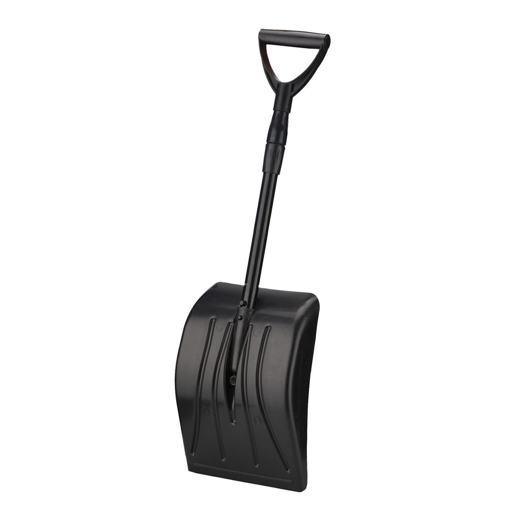 54 Inch Snow Shovel With D-Ring Handles - Heavy Duty Aluminum Snow Removal Tool With Adjustable Grip