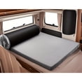 thumbnail image 2 of Memory Foam Camping Mattress Pad, Portable Foam Sleeping Pad for Camping, Roll Up Mattress Sleeping Mat for Adults Floor Mattress Guest Floor Bed for Sleepover, Car, Tent SUV Cot Mattress, 72.x24in, 2 of 15