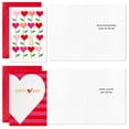 thumbnail image 4 of Tarjetas de San Valentín Hallmark, paquete de 36, rosa, rojo y foil dorado, 4 of 9