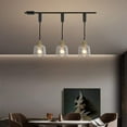thumbnail image 5 of Kiven H Track Pendant Lightning,Adjustable Cord Length,Industrial H Track Lighting Pendant Lights with Iron Shade, 3 Lights, 5 of 7