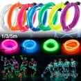 thumbnail image 1 of NewHotMX 1/3/5M Cable de alambre de brillo LED de neón DIY disfraz de tela luminosa coche luz fiesta Dec huangjie unisex, 1 of 1