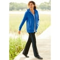 thumbnail image 6 of Woman Within Plus Size Better Fleece Zip-Front Hoodie Long Oversized Sweatshirt, 6 of 6