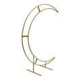 thumbnail image 3 of 7ft Gold Crescent Wedding Moon Arch Stand,Carbon Steel.11lbs Load-Bearing,DIY Decor.Ideal for Weddings,Parties & Events,Large Base for Stability, 3 of 20