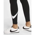 thumbnail image 3 of Nike Sportswear Club High-Waisted Leggings Women's Size S (Black/White), 3 of 3
