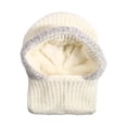 thumbnail image 4 of XIAOCHA Women’S Soft Lined Beanie，Full‑Coverage Knit Hats，Fall‑Winter Outdoor Headwear,White, 4 of 4